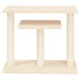 Voir la diapositive 3 : VIDAXL Arbres a chat avec plates-formes creme 62,5 cm