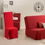  Housse de chaise Renato rouge coton