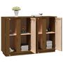 Voir la diapositive 5 : VIDAXL Buffet Marron miel 120x35x80 cm Bois massif de pin