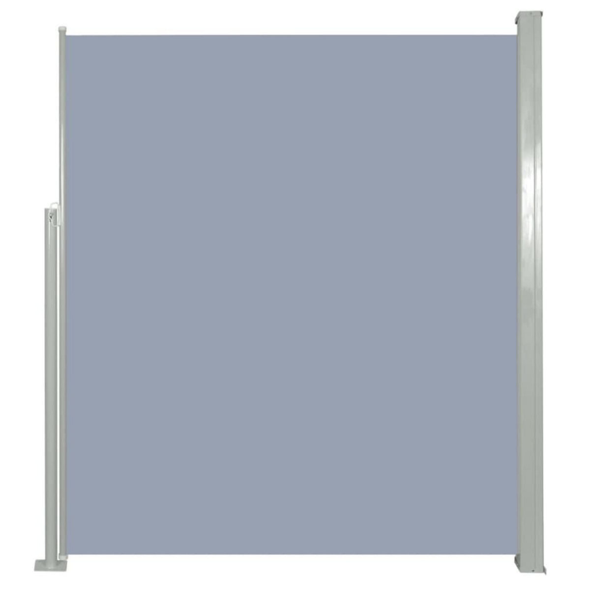 VIDAXL Auvent lateral retractable de patio 160 x 300 cm Gris