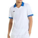 UMBRO T-shirt de Tennis Blanc/ Homme Umbro Brillante. Coloris disponibles : Bleu