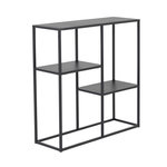 Paris Prix Étagère 3 Niveaux en Métal  Staal  81cm Noir