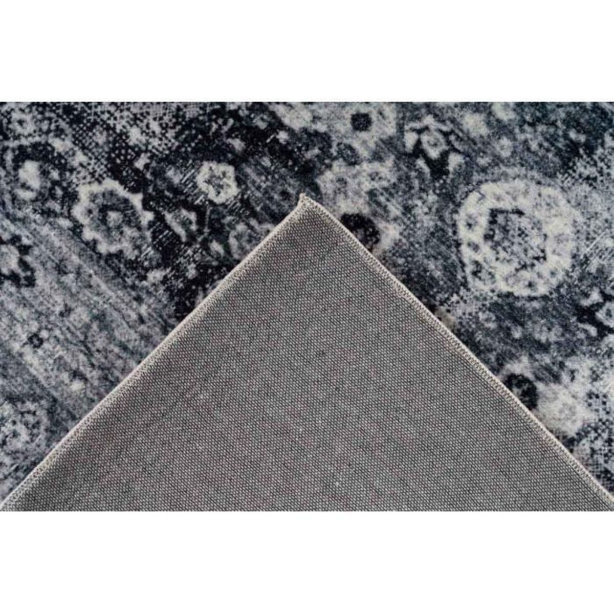 Paris Prix Tapis Tissé à Poils Courts Vintage  Ilian V  Gris