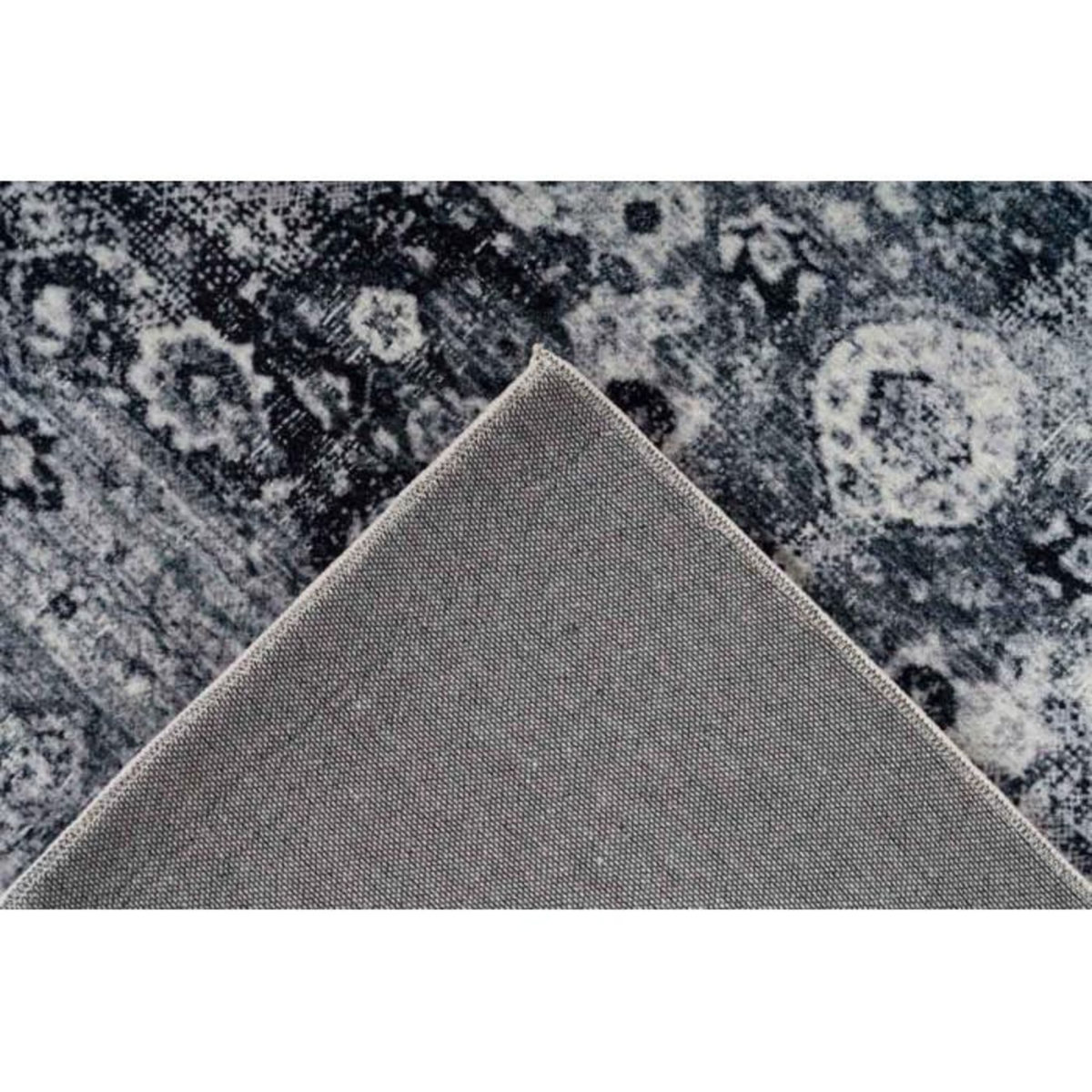 Paris Prix Tapis Tissé à Poils Courts Vintage  Ilian V  Gris
