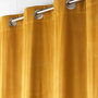 Voir la diapositive 3 : Paris Prix Rideau à Œillets  Velouriane  140x260cm Ocre