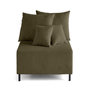 Voir la diapositive 1 : LISA DESIGN Edinburg - module d'assise - en velours côtelé