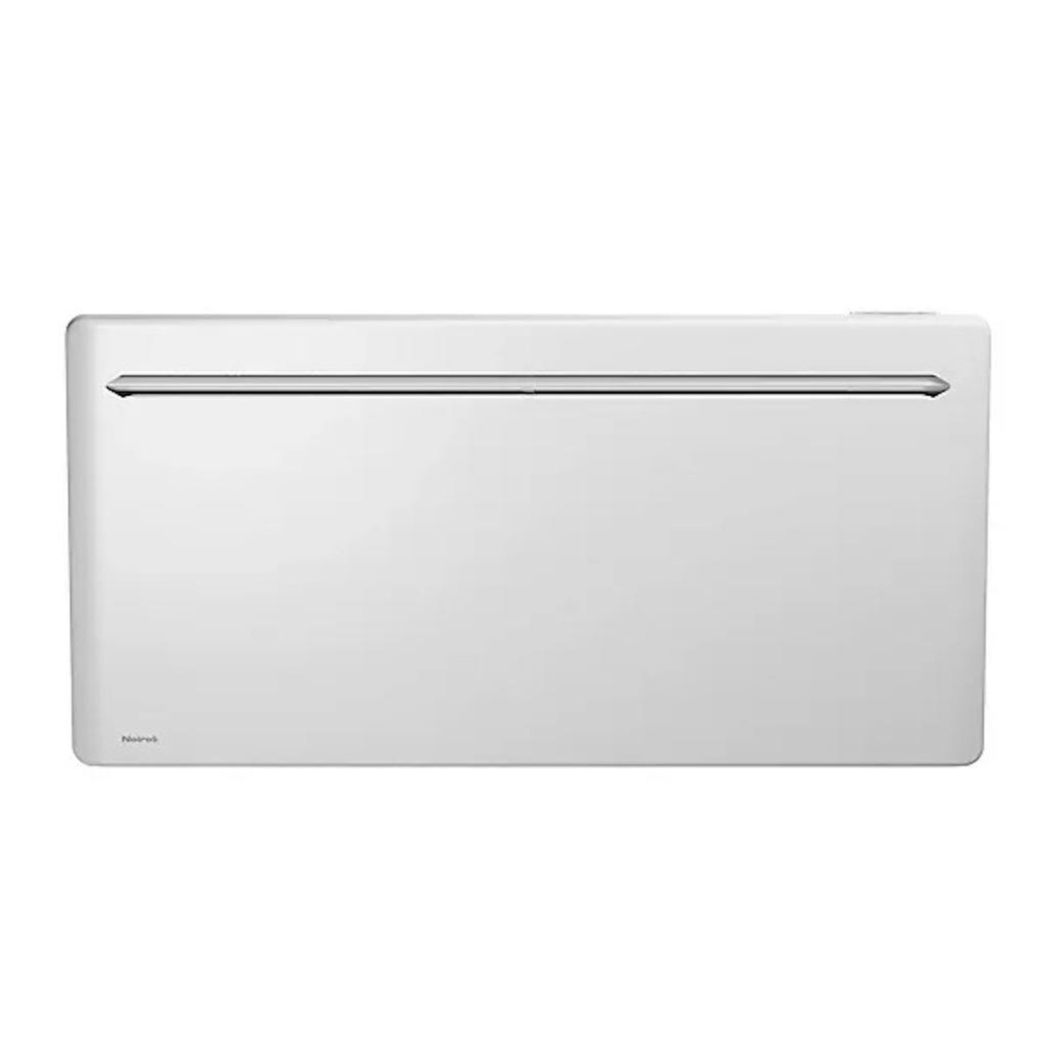 NOIROT Radiateur à inertie sèche horizontal - alliage - fonte - thermostat électronique - 2000 w - blanc