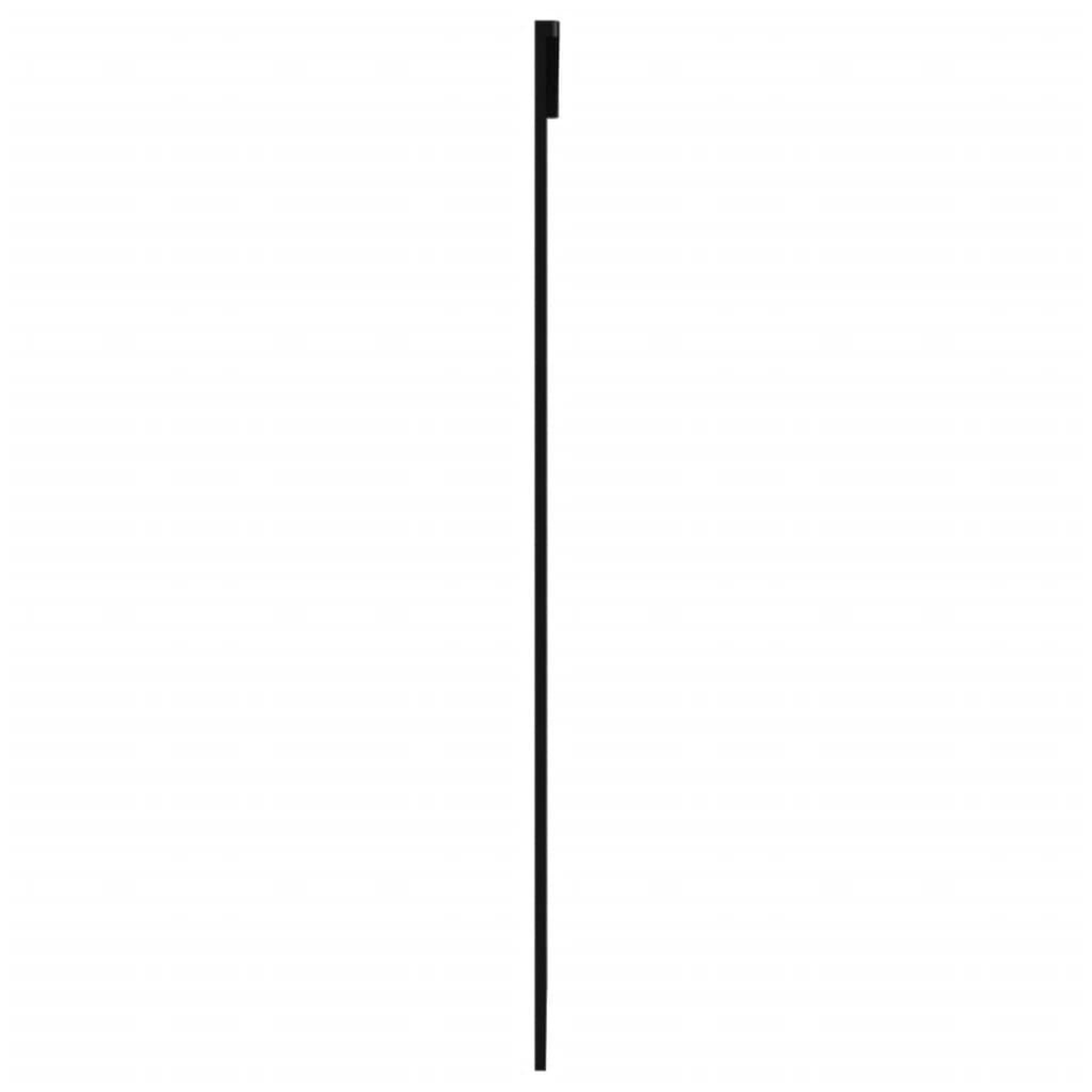 Voir la diapositive 4 : VIDAXL Porte coulissante Verre ESG et aluminium 102x205 cm Noir