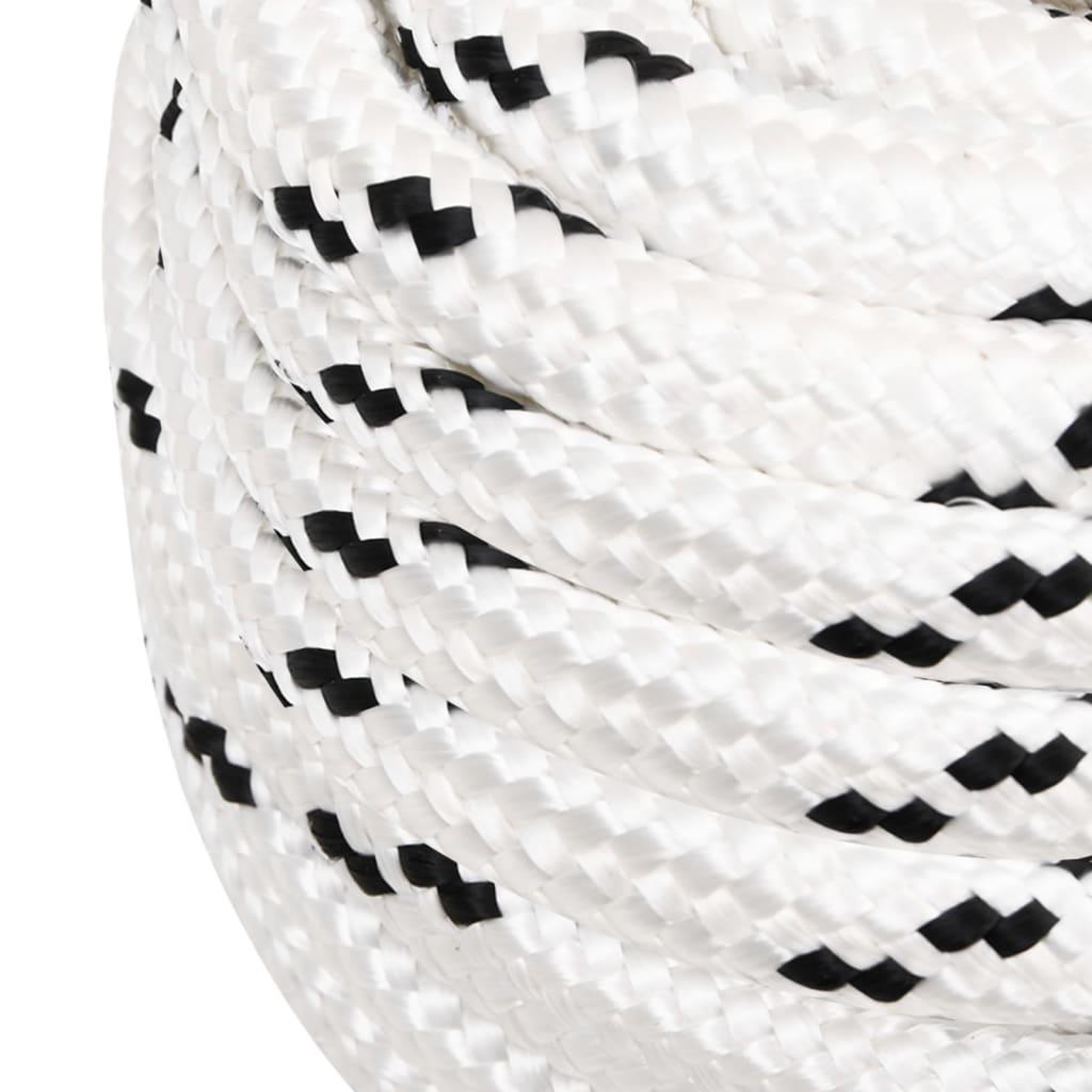 Voir la diapositive 3 : VIDAXL Corde de bateau tresse Blanc 18 mmx25 m Polyester