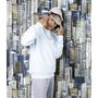 Voir la diapositive 1 : Noordwand Noordwand Papier peint Friends & Coffee Cities and Skyline Bleu