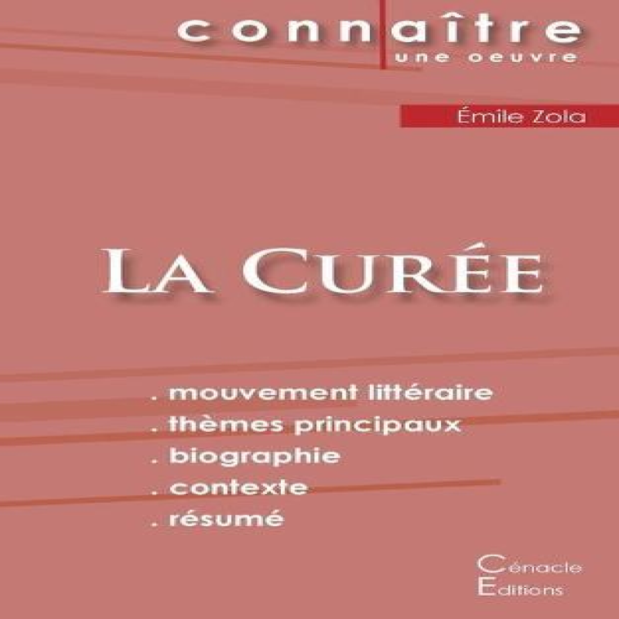 LIVRES Fiche de lecture La CurÃ©e de Ãmile Zola (Analyse littÃ©raire de rÃ©fÃ©rence et rÃ©sumÃ© complet)