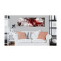 Voir la diapositive 2 : Paris Prix Tableau Imprimé  Mélodie Carmoisie