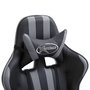 Voir la diapositive 5 : VIDAXL Chaise de jeu Gris Similicuir
