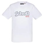 Schott T Shirt  Garçon Schott VINTAGE. Coloris disponibles : Blanc