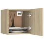 Voir la diapositive 4 : VIDAXL Tables de chevet 2pcs Chene sonoma 30,5x30x30cm Bois ingenierie
