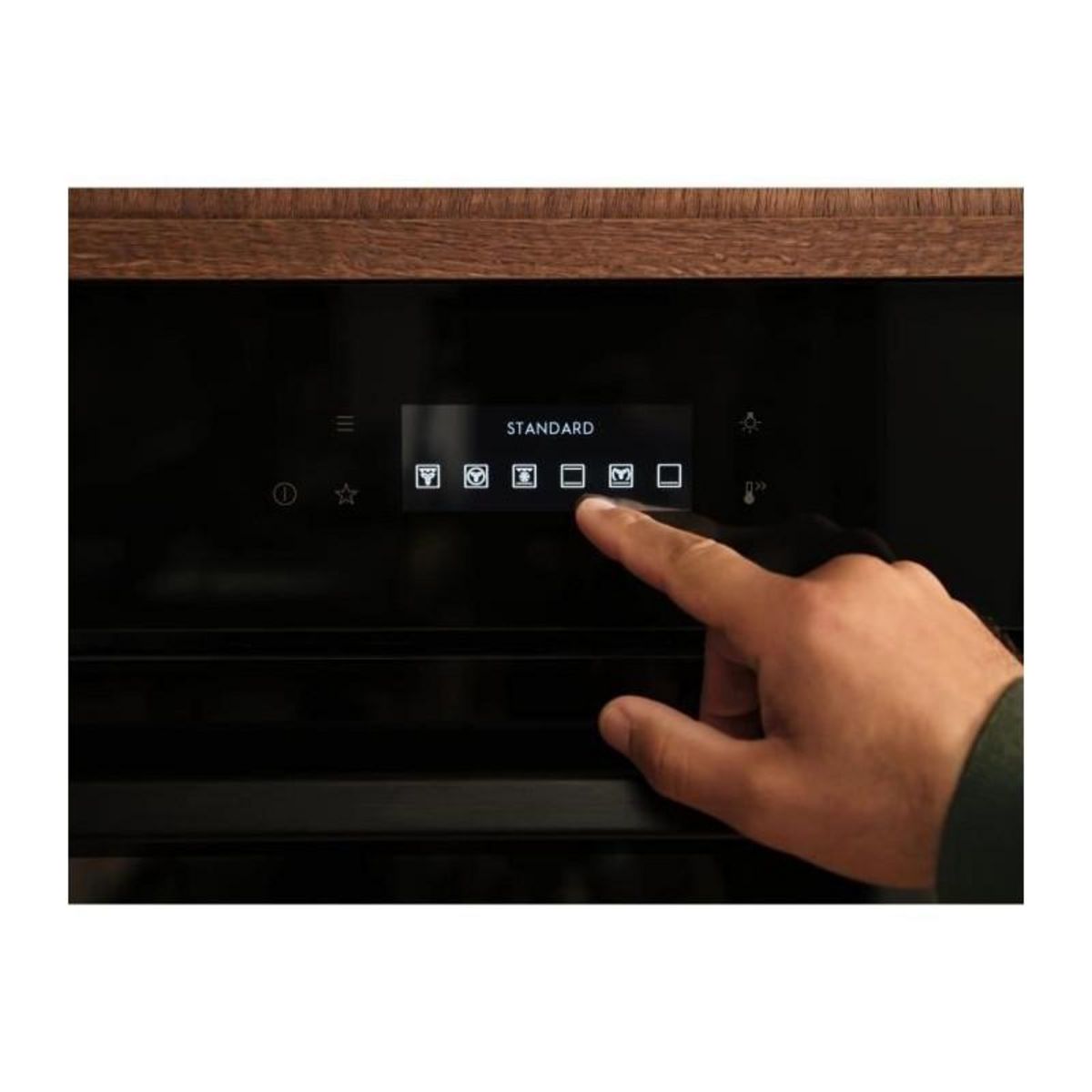 ELECTROLUX Four encastrable - Pyrolyse - Chaleur tournante pulsée - ELECTROLUX - EOF8P08X - Inox - Porte froide - 59,4 x 59,4 x 56,8 cm