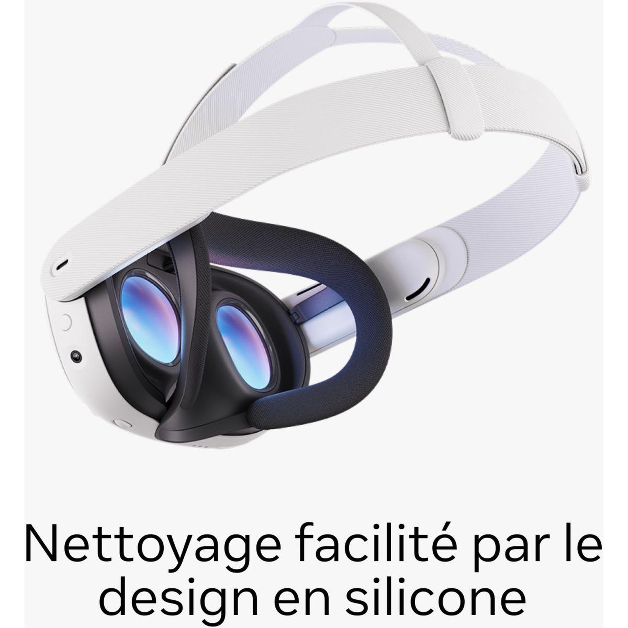 Voir la diapositive 4 : META Interface faciale Quest 3 Ouverte