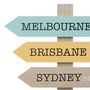 Voir la diapositive 2 : ATMOSPHERA Déco murale Australie H54
