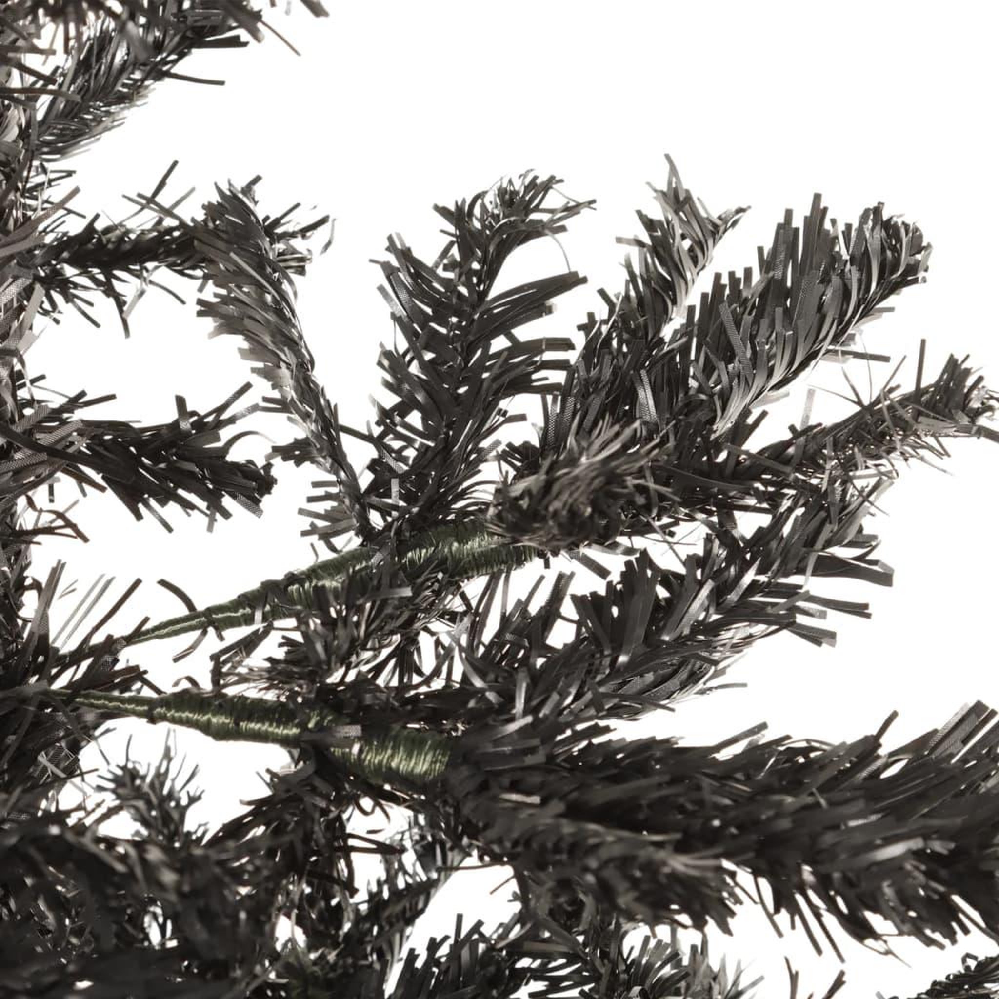 Voir la diapositive 4 : VIDAXL Sapin de Noël etroit Noir 210 cm