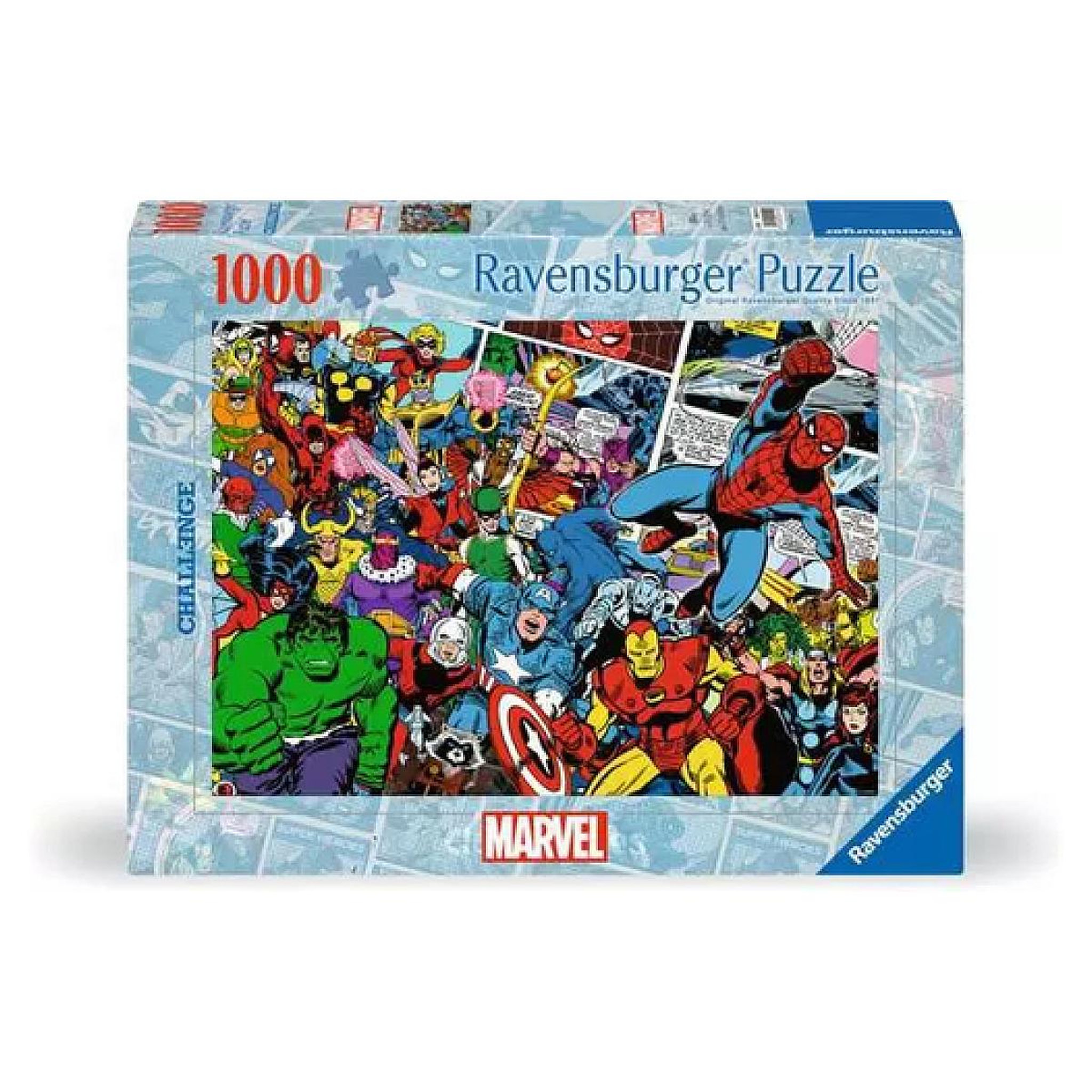 RAVENSBURGER Puzzle 1000 pièces - Marvel (Challenge Puzzle)