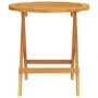 Voir la diapositive 3 : VIDAXL Table de bistro Ø46x47 cm Bois d'acacia massif