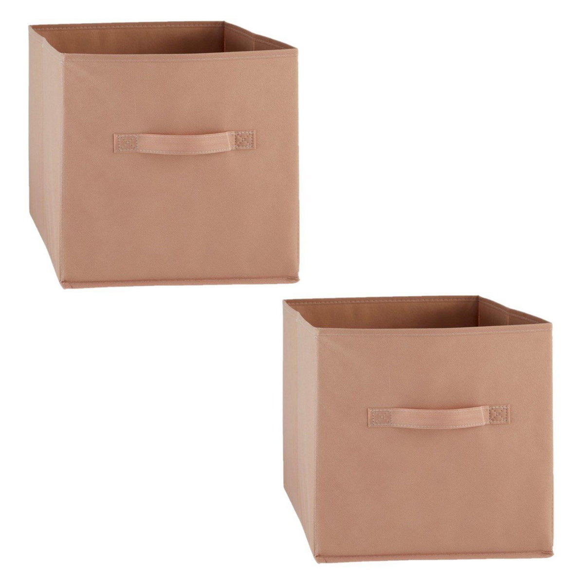 FIVE Lot de 2 boîtes de rangement en tissu MIX N' MODUL