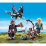 Voir la diapositive 2 : PLAYMOBIL 70040 - Dragons - Harold et Astrid avec bébé dragon