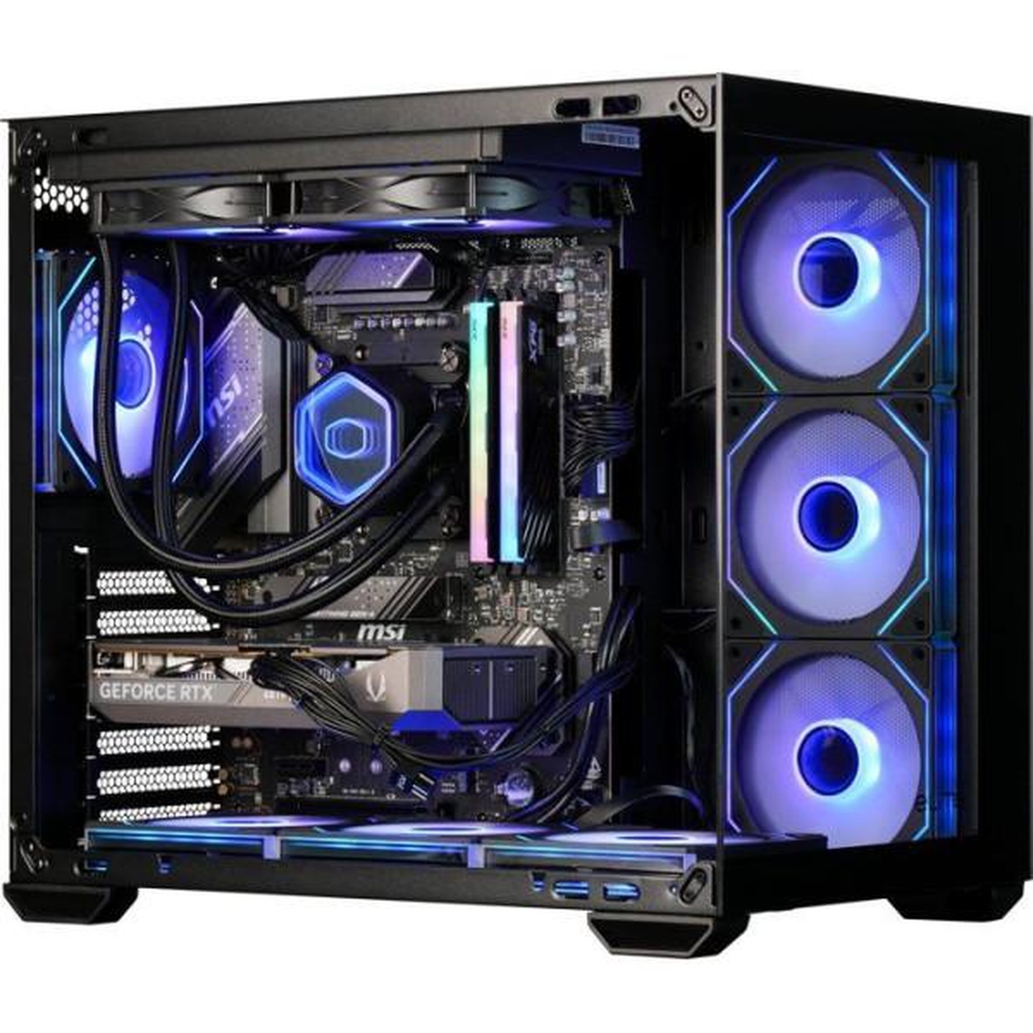Voir la diapositive 2 : Cooler Master PC Gamer powered by COOLER MASTER - Sans Windows - AMD Ryzen 8700F - RTX 5060 - RAM 32Go DDR5 - SSD 1To