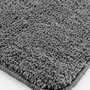 Voir la diapositive 3 : Paris Prix Tapis de Bain Microfibre  Métallisé  45x75cm Gris
