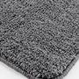 Voir la diapositive 3 : Paris Prix Tapis de Bain Microfibre  Métallisé  45x75cm Gris