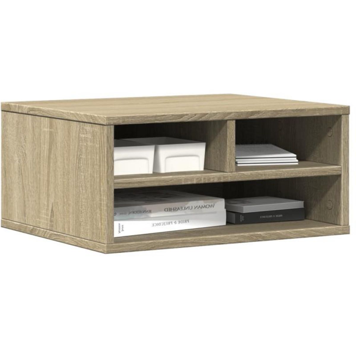 VIDAXL Support d imprimante chêne sonoma 49x40x22,5 cm bois ingénierie