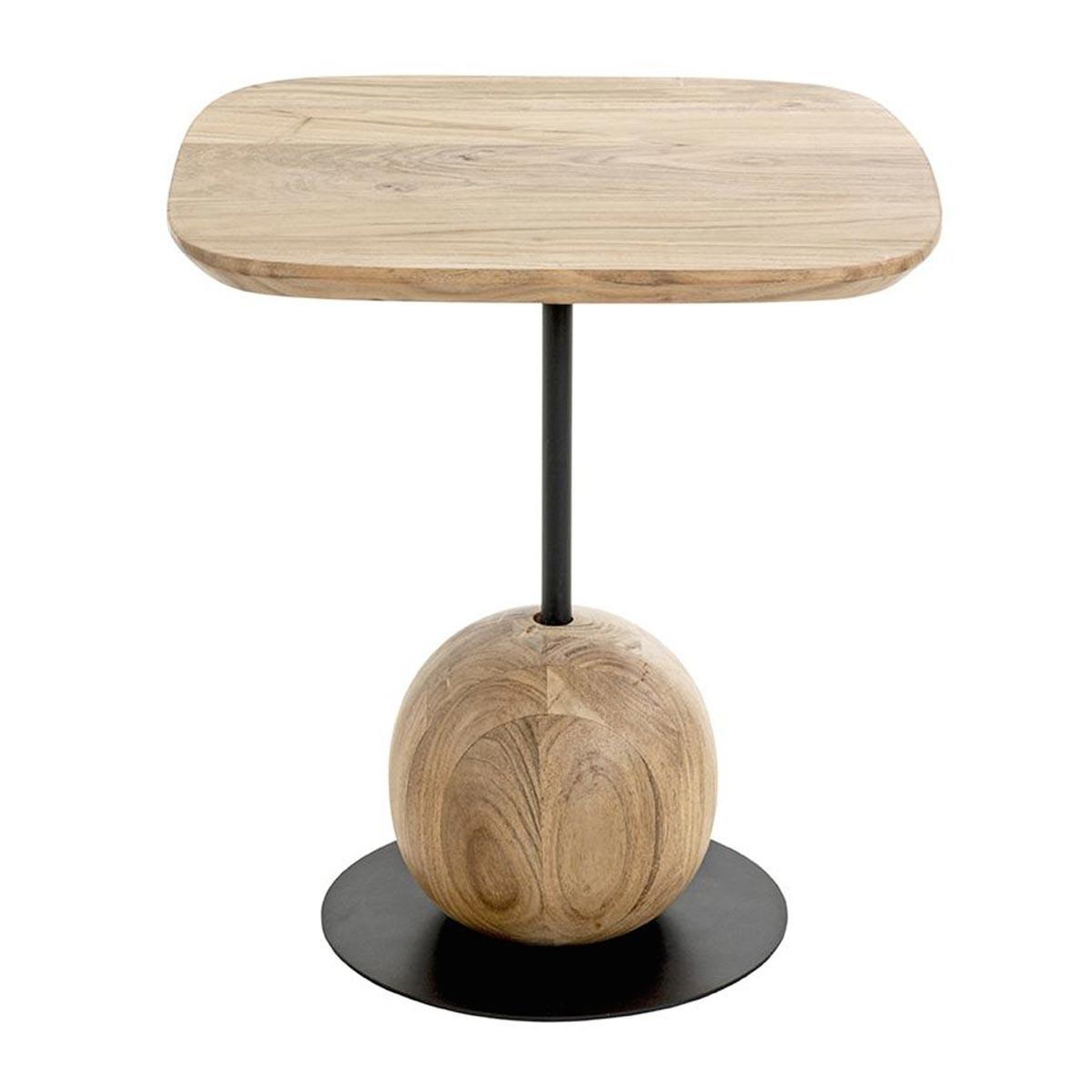 Voir la diapositive 2 : Paris Prix Table d'appoint design  sphère  50cm naturel & noir