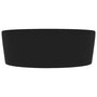 Voir la diapositive 4 : VIDAXL Lavabo de luxe avec trop-plein Noir mat 36x13 cm Ceramique