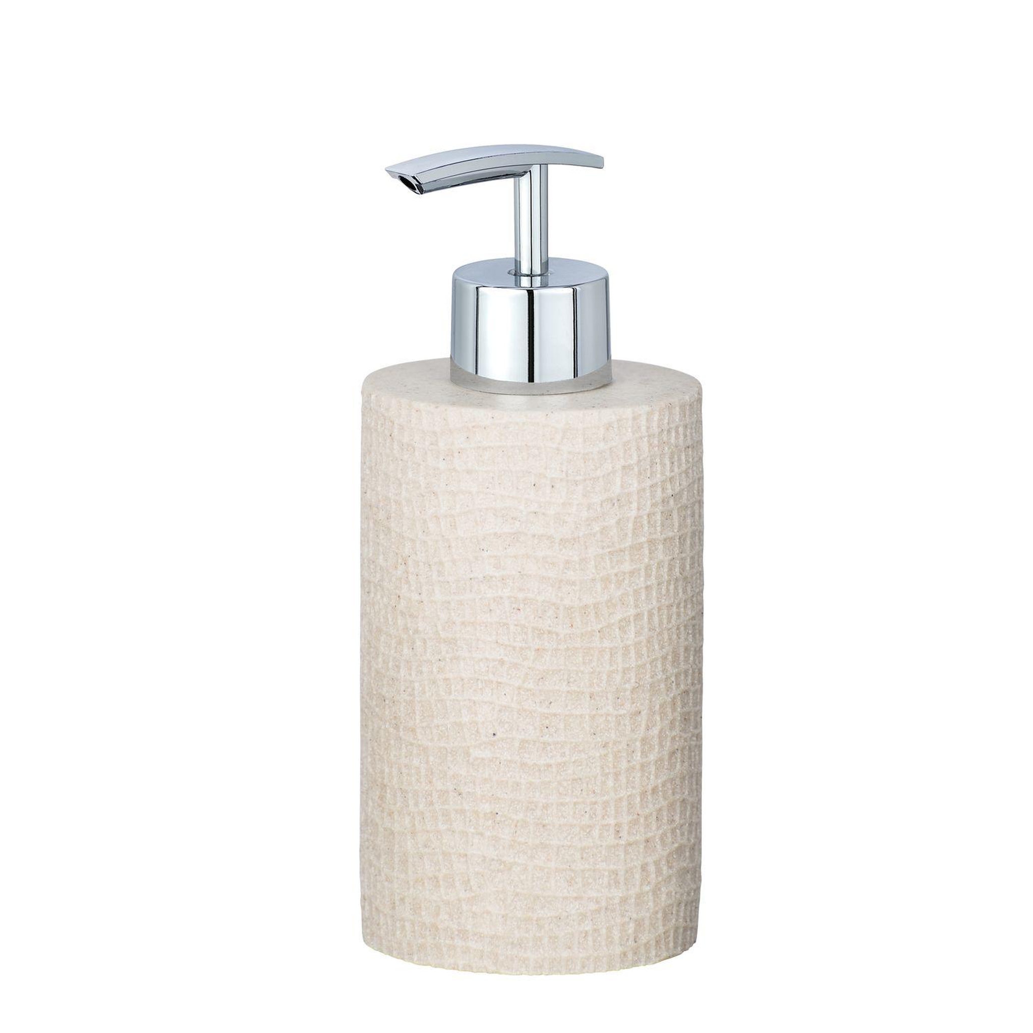 Wenko Distributeur de savon design craquelé Peanut. Coloris disponibles : Gris