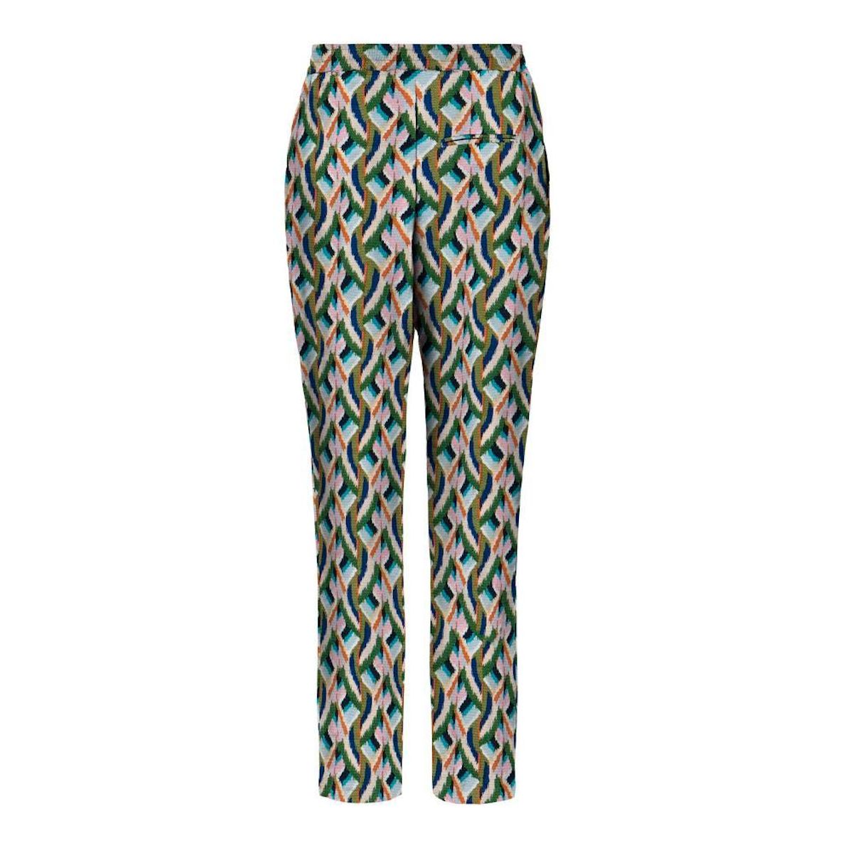 Only Pantalon /Bleu à Motifs Femme Only