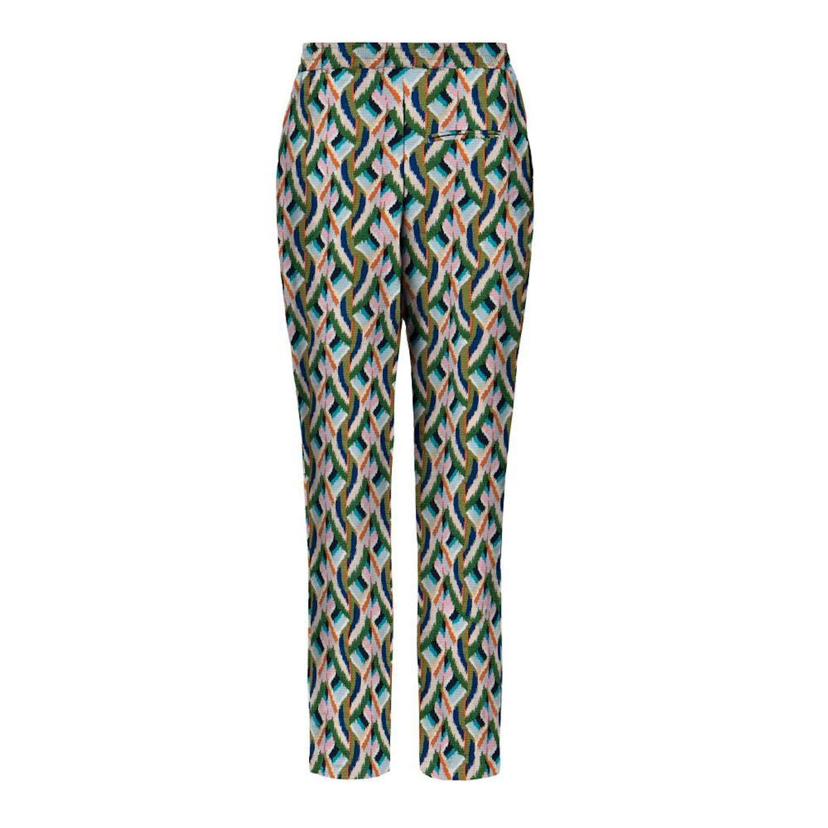 Only Pantalon /Bleu à Motifs Femme Only