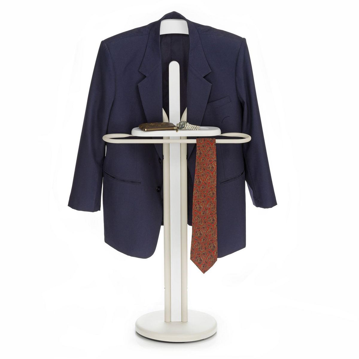 IDIMEX Valet FABIO, en métal laqué et MDF