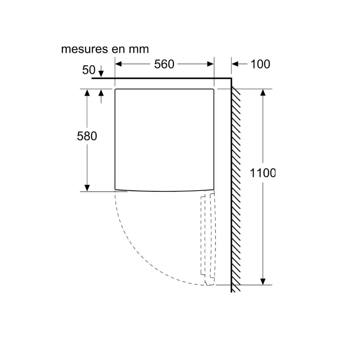 BOSCH Congélateur top 56cm 83l statique - GTV15NWEB
