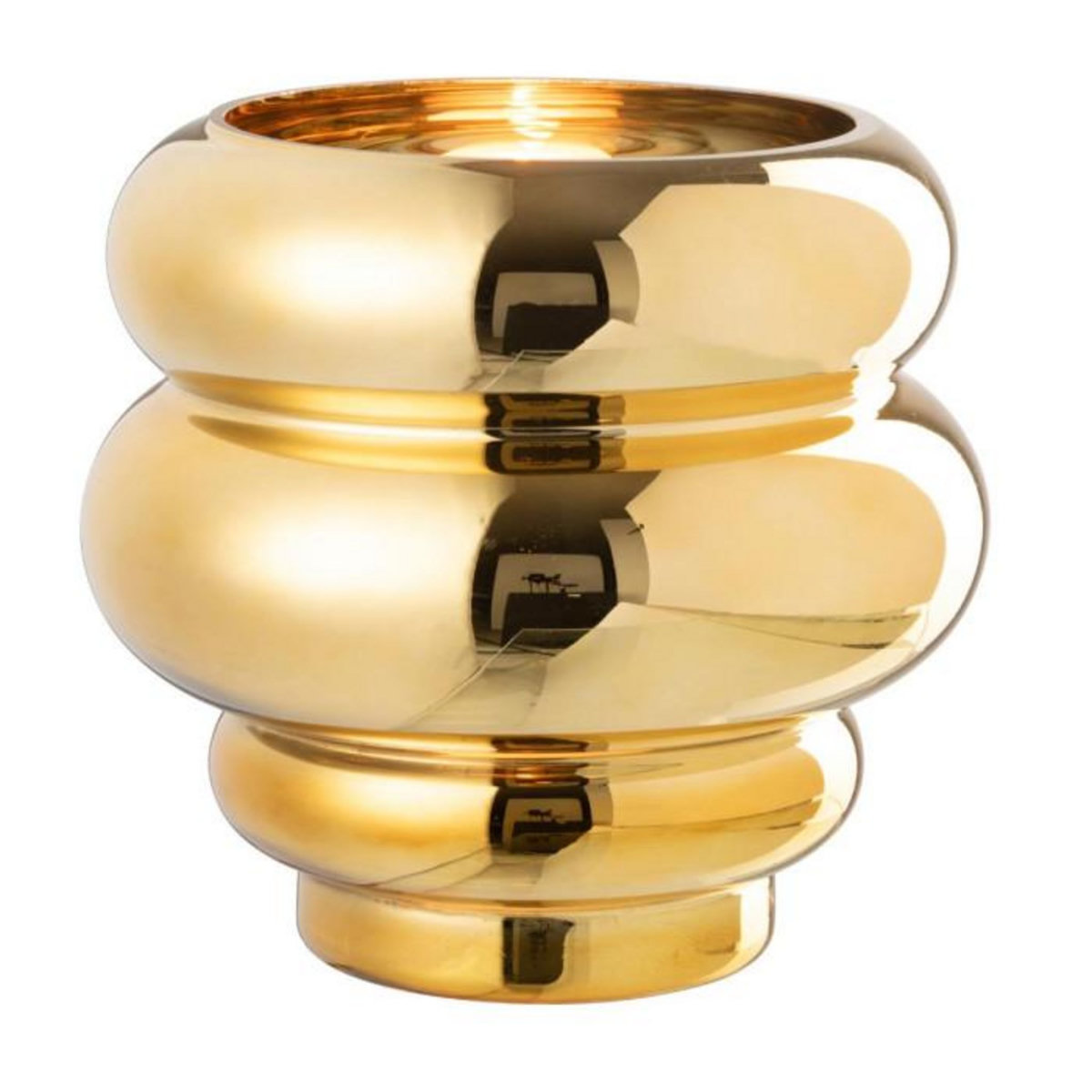 Paris Prix Photophore Design  Cléa  20cm Doré