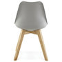 Voir la diapositive 5 : Paris Prix Chaise Design  Lund  83cm Gris