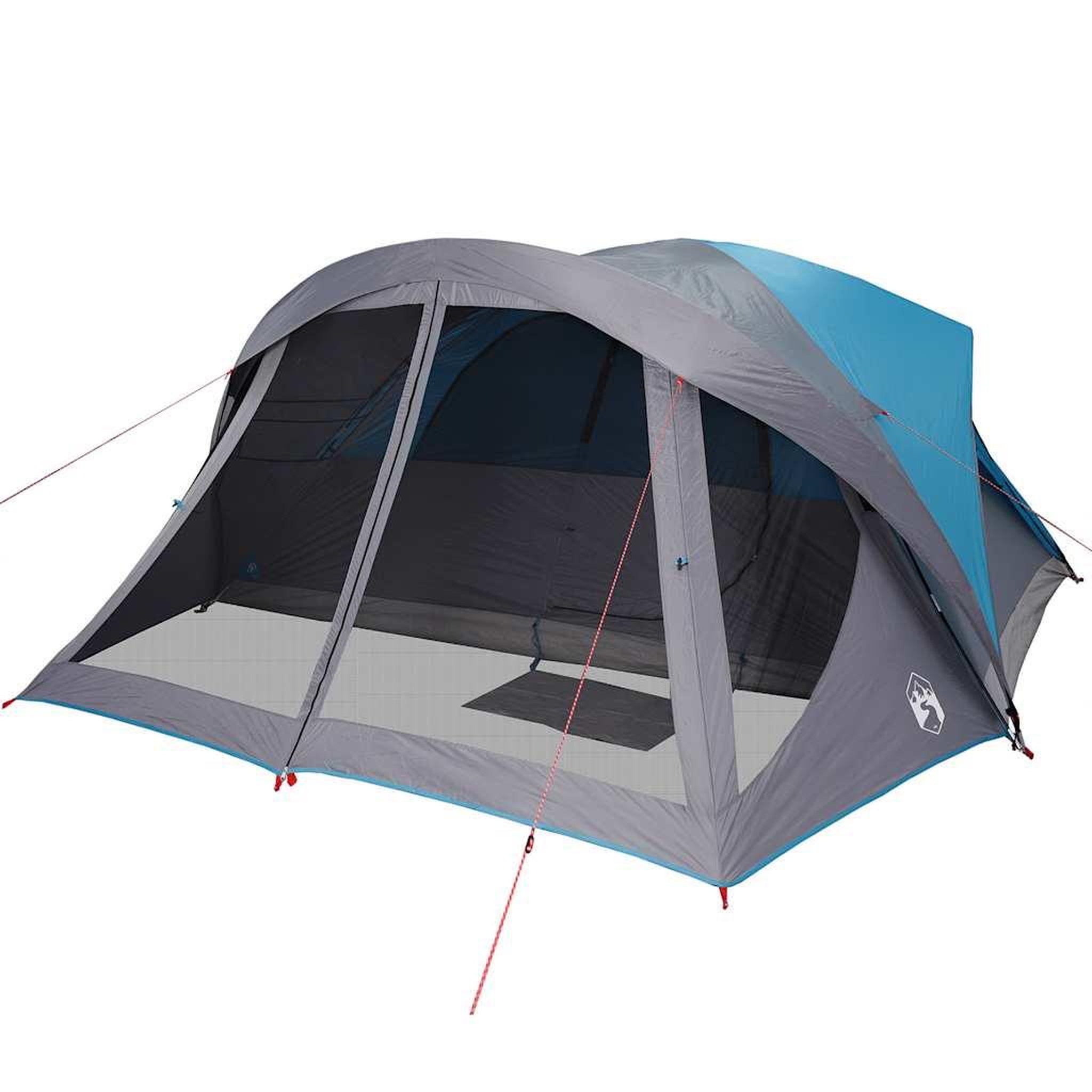 Voir la diapositive 5 : VIDAXL Tente de cabine familiale 6 personnes bleu impermeable
