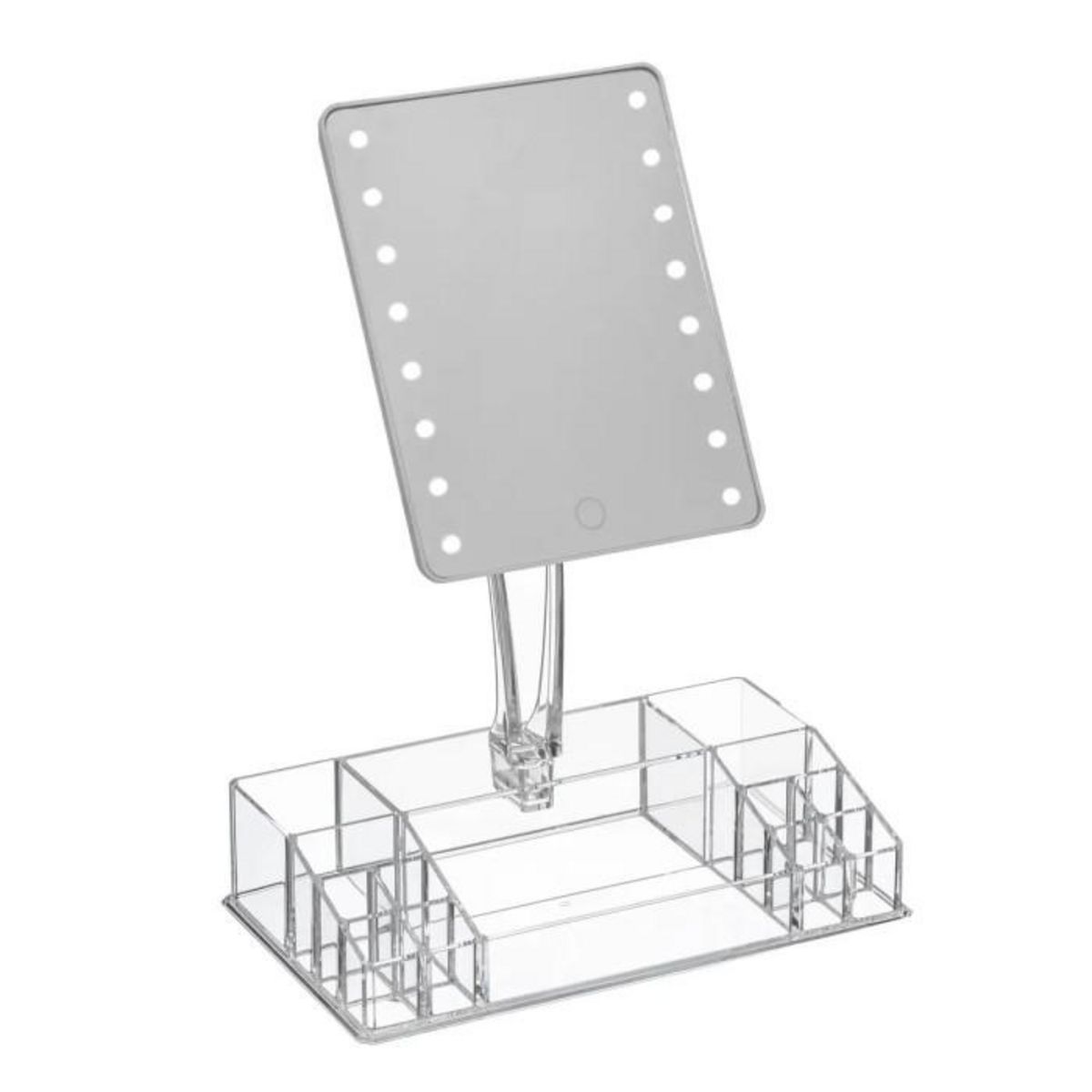 FIVE Organiseur Avec Miroir LED  Selena  38cm Transparent