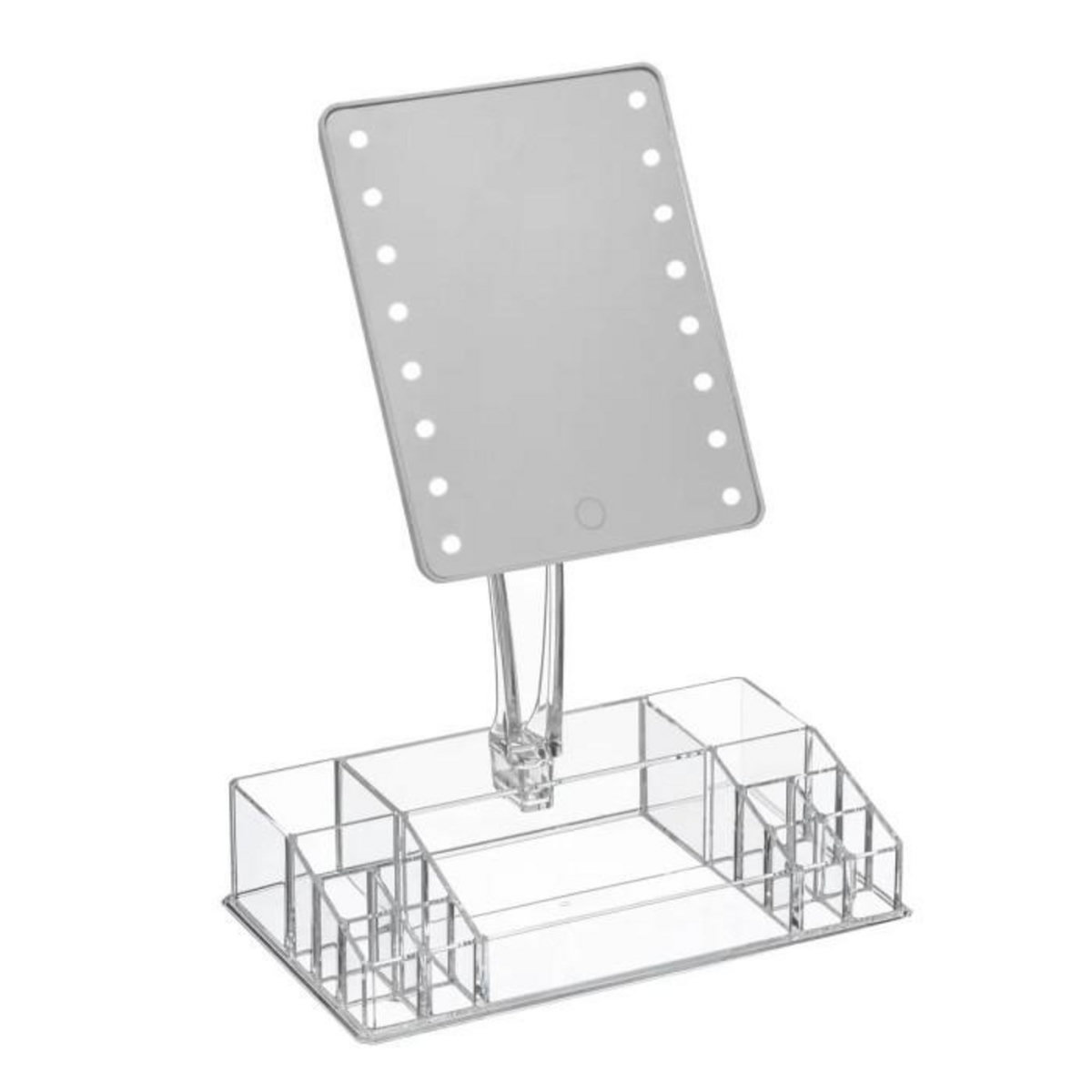 FIVE Organiseur Avec Miroir LED  Selena  38cm Transparent