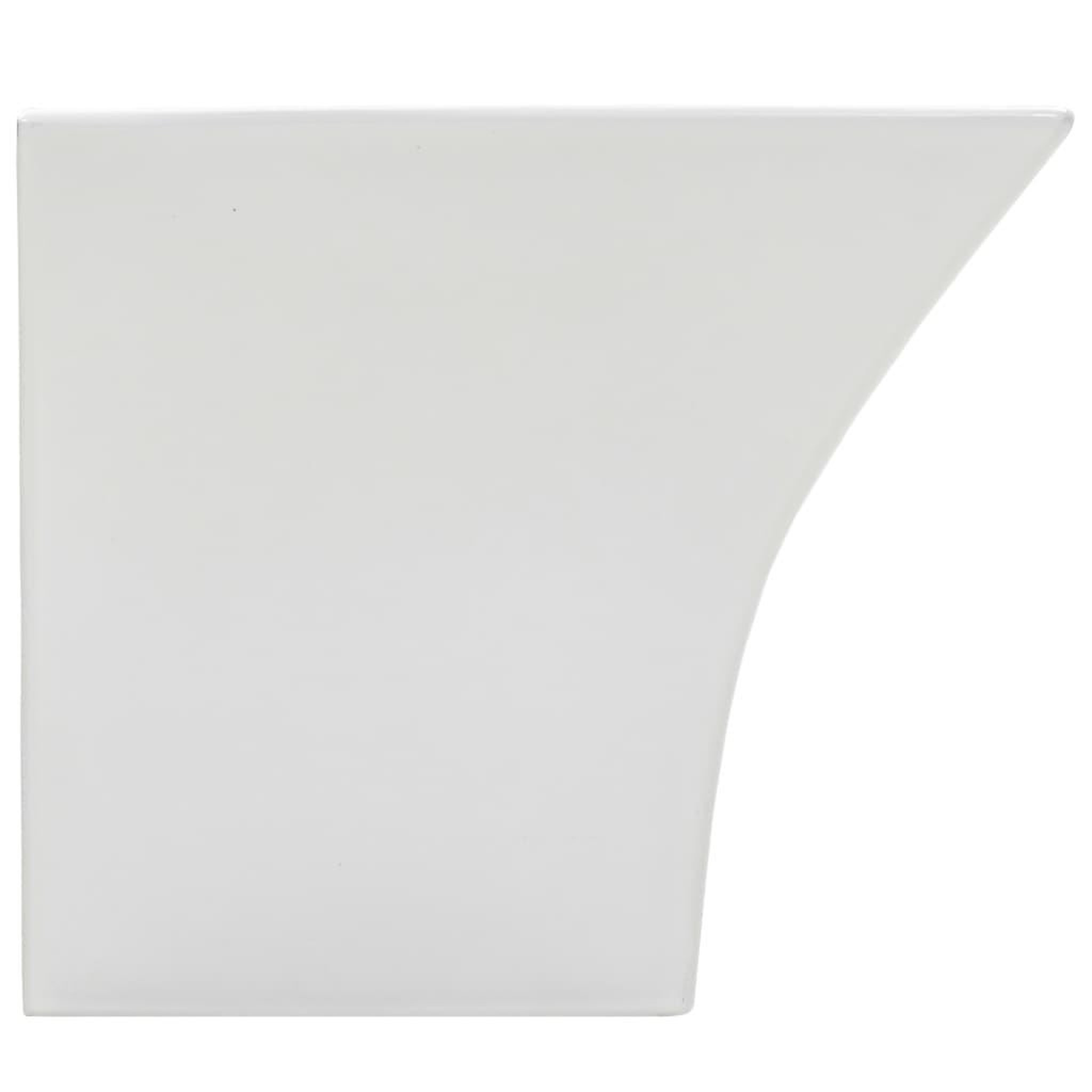 Voir la diapositive 5 : VIDAXL Lavabo mural Ceramique Blanc 500 x 450 x 410 mm
