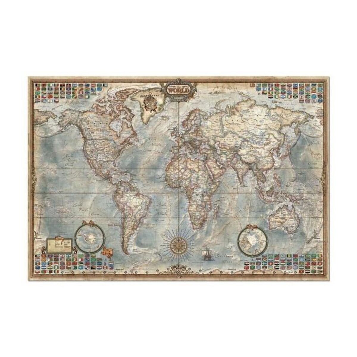 EDUCA EDUCA Puzzle 4000 Pieces - Mappemonde