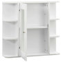 Voir la diapositive 3 : VIDAXL Armoire a miroir de salle de bain Blanc 66x17x63 cm MDF