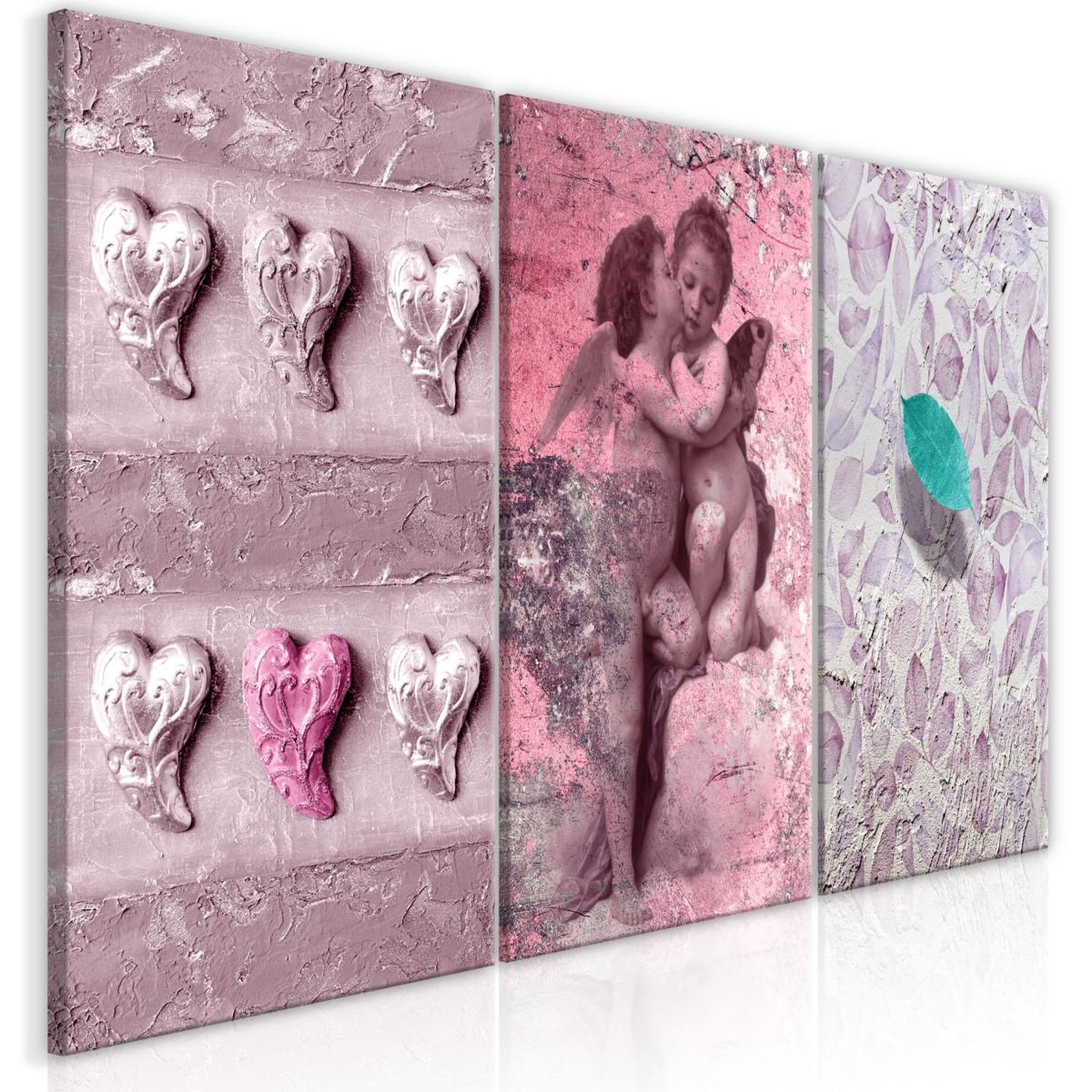 Paris Prix Tableau imprimé  love story 3 panneaux  60x120cm