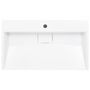 Voir la diapositive 4 : VIDAXL Lavabo 80x46x11 cm Fonte minerale/marbre Blanc
