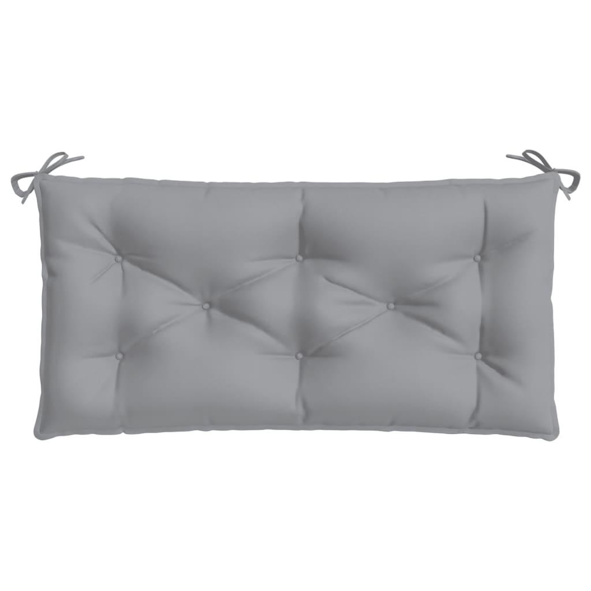 Voir la diapositive 4 : VIDAXL Coussin de banc de jardin gris 100x50x7 cm tissu oxford