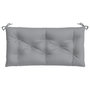 Voir la diapositive 4 : VIDAXL Coussin de banc de jardin gris 100x50x7 cm tissu oxford